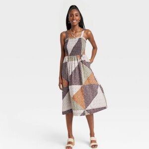 Universal Thread Smocked Tank Dress Floral